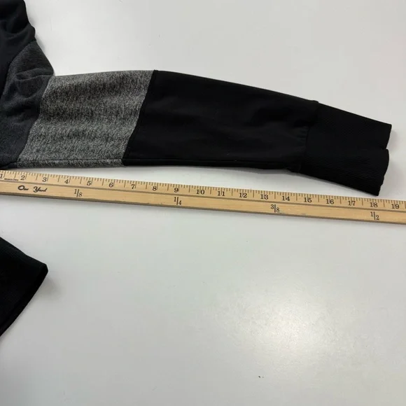 Vuori Women's L Halo Bomber Full Zip Lightweight Jacket Soft Stretchy Black/Grey - Picture 9 of 11